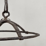 Antique Hand Forged Wrought Iron Pot Rack
