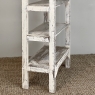 Antique Rustic Bookshelf with Distressed Painted Finish