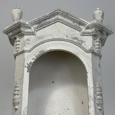 Reproduction Decorative Shrine ~ Niche with Distressed Painted Finish