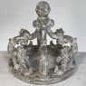 Crown Centerpiece ~ Finial with Distressed Painted Finish