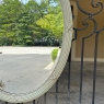 19th Century French Louis XVI Painted Oval Mirror