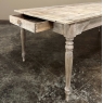 Antique Rustic Country French Whitewashed Dining Table