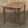 Antique Country French Cherry Wood Dining Table