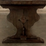 Antique Rustic Italian Style Trestle Farm Table