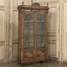 19th Century French Louis XVI Blonde Walnut Bookcase