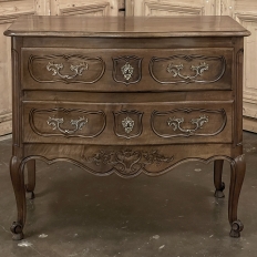 Antique Country French Regence Walnut Commode ~ Chest of Drawers