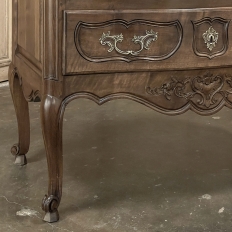 Antique Country French Regence Walnut Commode ~ Chest of Drawers