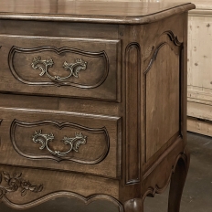 Antique Country French Regence Walnut Commode ~ Chest of Drawers