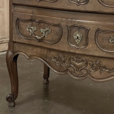 Antique Country French Regence Walnut Commode ~ Chest of Drawers