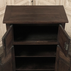 Antique Petite French Gothic Bonnetiere ~ Cabinet