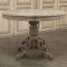 19th Century French Renaissance Oval Center Table ~ Dining Table in Stripped Oak