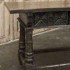 18th Century Rustic Spanish Walnut Console ~ Sofa Table
