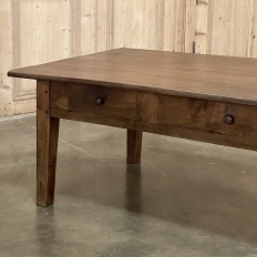 19th Century Rustic Country French Walnut Coffee Table