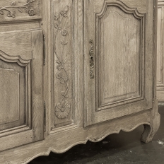 Antique Grand Country French Buffet ~ Sideboard in Natural Oak