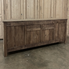 Antique Grand Country French Buffet ~ Sideboard in Natural Oak