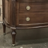 Antique French Louis XVI Mahogany Buffet ~ Commode with Carrara Marble