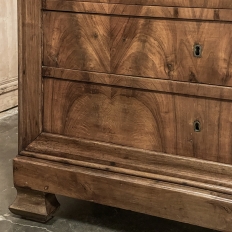 19th Century French Louis Philippe Period Walnut Commode
