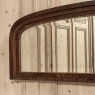 Art Deco Period Neoclassical Burlwood Beveled Mantel Mirror