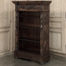 19th Century French Renaissance Petit Open Bookcase