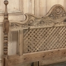 Antique Rustic Italian Country Pine Queen Bed