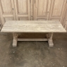 Antique Rustic Country French Trestle Dining Table