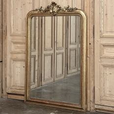 19th Century French Late Louis Philippe Period Giltwood Mirror