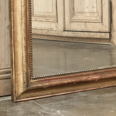 19th Century French Late Louis Philippe Period Giltwood Mirror