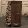 Antique File Card Cabinet with Tambour Door