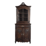 Antique Country French Corner Vitrine ~ Cabinet