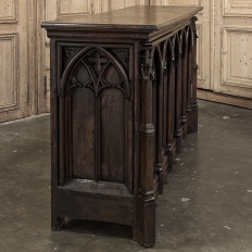 19th Century French Gothic Buffet ~ Credenza