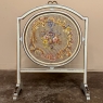 19th Century Gilded & Painted French Louis XVI Firescreen with Tapestry