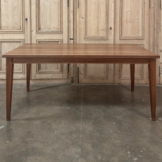 Mid-Century French Walnut Dining Table