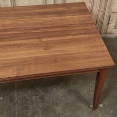 Mid-Century French Walnut Dining Table