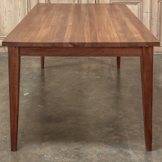 Mid-Century French Walnut Dining Table