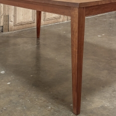 Mid-Century French Walnut Dining Table