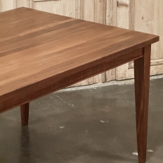 Mid-Century French Walnut Dining Table