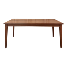 Mid-Century French Walnut Arts & Crafts Style Dining Table