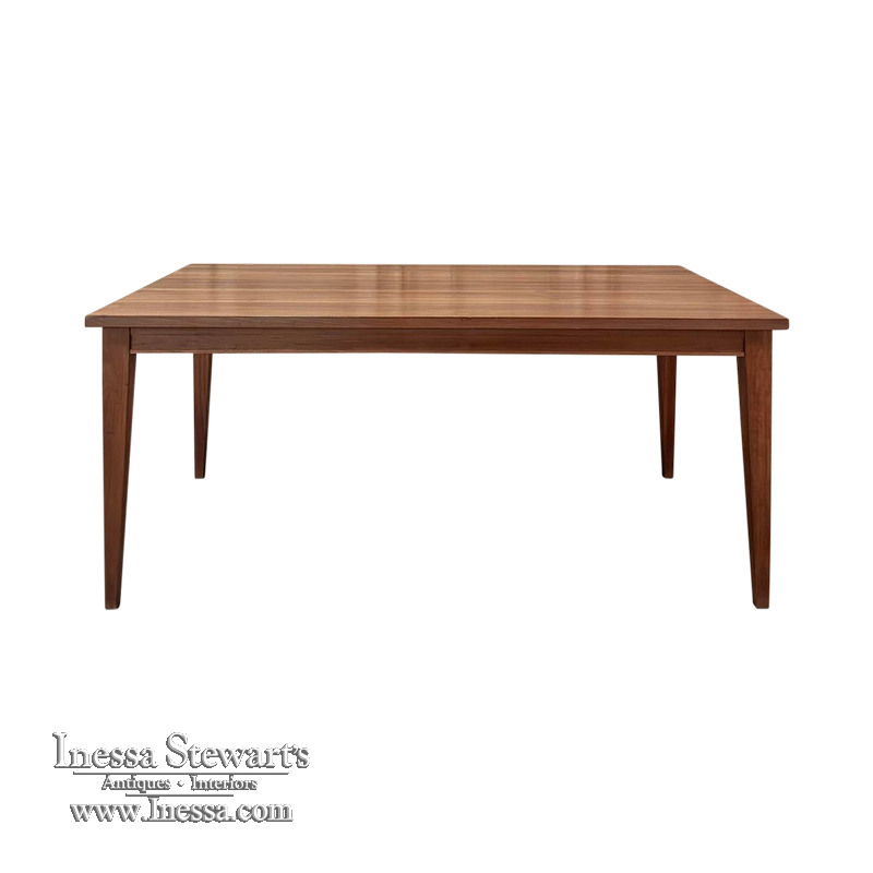 Mid-Century French Walnut Dining Table