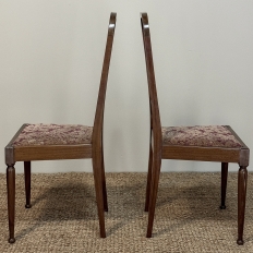Pair Mid-Century Mahogany Occasional Chairs