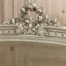 19th Century French Louis XVI Painted QUEEN Bed with Caning