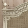 19th Century French Louis XVI Painted QUEEN Bed with Caning