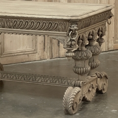 19th Century French Renaissance Revival Library Table