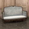 Antique French Louis XIV Walnut Sofa