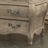 Antique Italian Mahogany Bombe Marble Top Commode