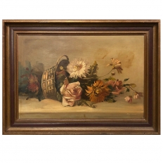 Framed Oil Painting on Canvas by Pieter Van Mol (1906-1988)