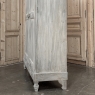 19th Century Swedish Neoclassical Whitewashed Pine Armoire