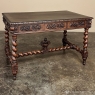 19th Century French Renaissance Barley Twist Desk ~ Bureau Plat