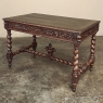 19th Century French Renaissance Barley Twist Desk ~ Bureau Plat