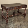 19th Century French Renaissance Barley Twist Desk ~ Bureau Plat
