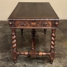 19th Century French Renaissance Barley Twist Desk ~ Bureau Plat